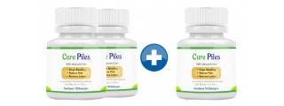 Cure Piles 2+1 Bottles (30 Capsules)