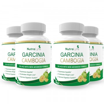 Nutralyfe Garcinia Cambogia Herbs - 4 Bottles
