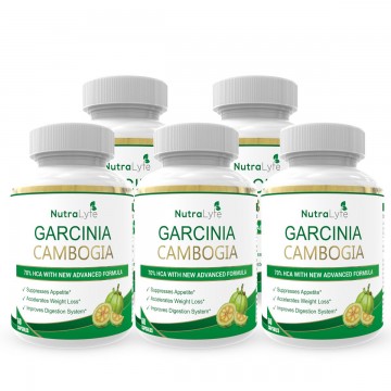 Nutralyfe Garcinia Cambogia Herbs - 5 Bottles