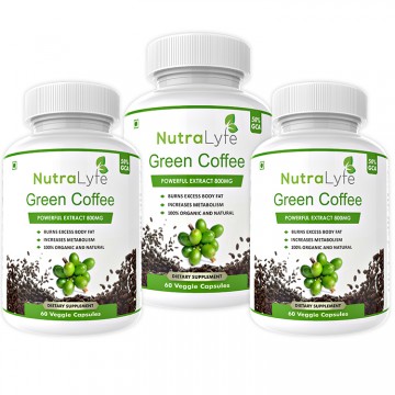 Nutralyfe Green Coffee - 3 Bottles